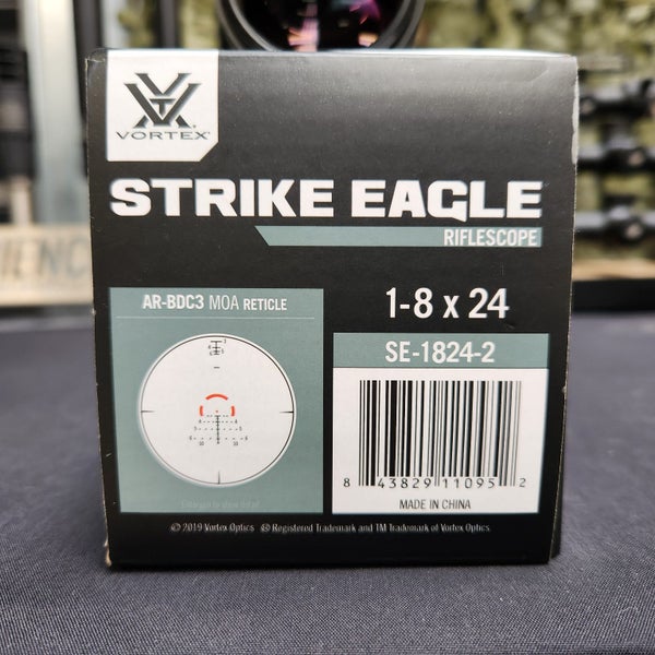 Vortex Strike Eagle 1–8×24 – AR-BDC3 Illuminated Reticle Carousel 2