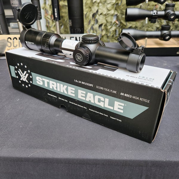 Vortex Strike Eagle 1–8×24 – AR-BDC3 Illuminated Reticle Carousel 1