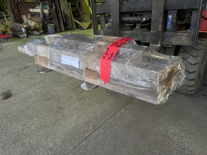 11.06 LM – A grade Rata 90/100 × 80/100 mm Mixed Size Solid Rata Beams Carousel 1