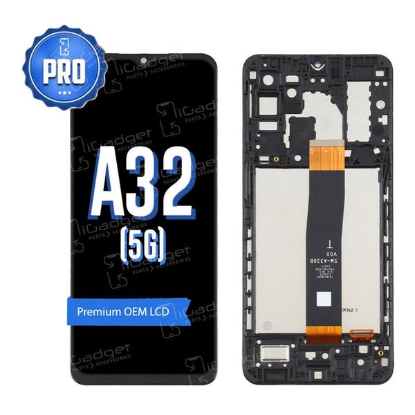 Samsung A32 5G LCD and Digitiser Replacement with Middle Frame | OEM Carousel 1