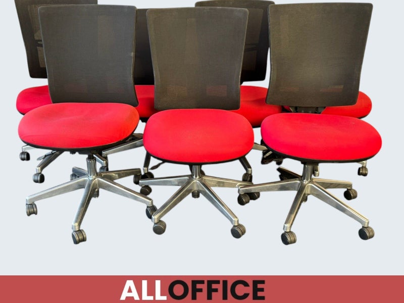 Buro Metro II Task Chair – | 4 Lever | Polished Aluminium Base | RRP $650+ Carousel 1