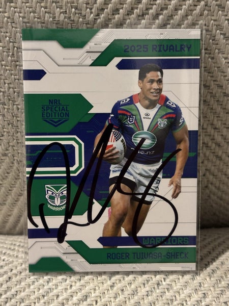 $1 S=R !! **TRIO OF IP SIGNATURES!!!** ROGER TUIVASA-SHECK - NZ WARRIORS Carousel 2