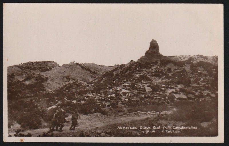 Postcard - WW1 At Anzac Cove, Gallipoli, Dardenelles. Real Photo. Tatton Carousel 1