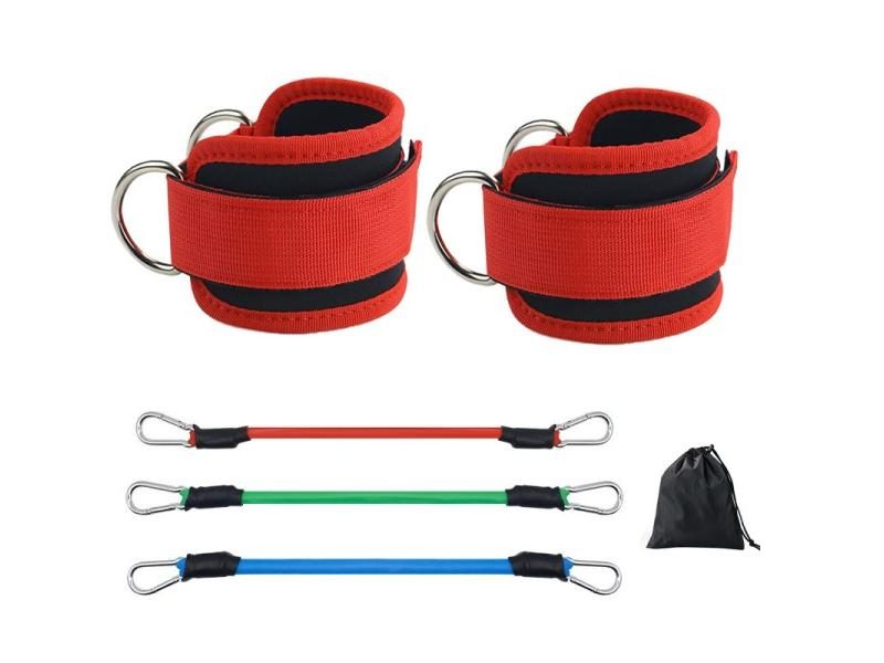 Resistance Bands Set Ankle Straps For Gym Workout Fitness Carousel 1
