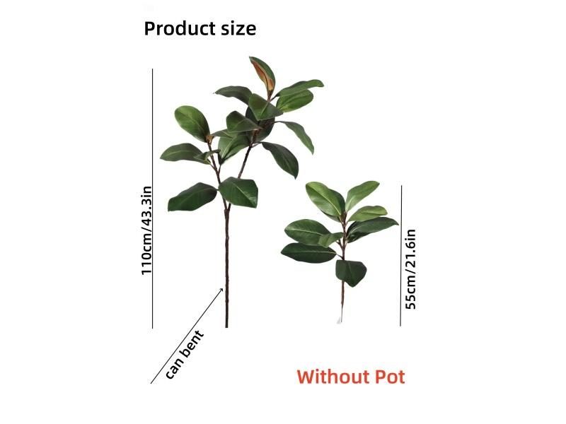 3.6Ft Artificial Magnolia Tree For Home Garden Office Decoration Carousel 1