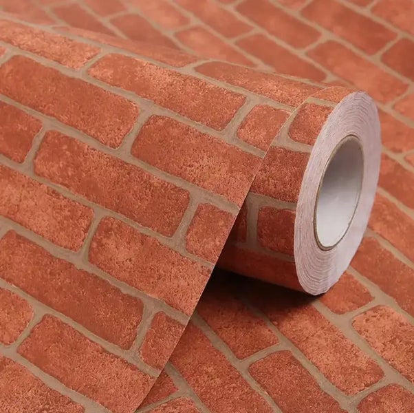 Wall Paper Sticker Waterproof Wallpaper 1.22Mx50M Brick Snap Deal Carousel 1