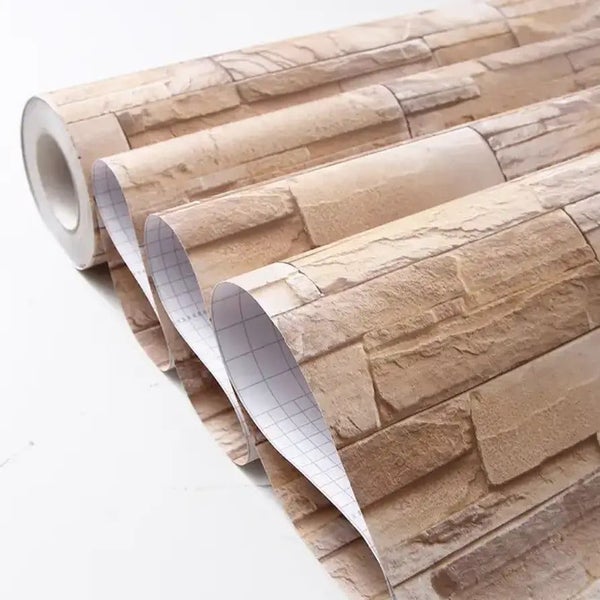 Wall Paper Sticker Waterproof Wallpaper 1.22Mx50M Brick Snap Deal Carousel 7