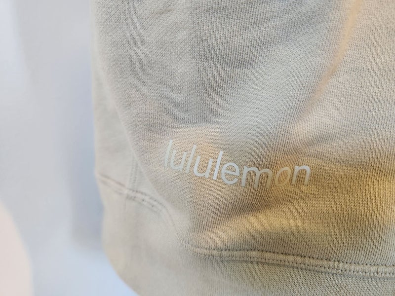 ~ Womens Size NZ 16 LULULEMON Size 12 Light Beige Crewneck Sweater Jumper Carousel 5