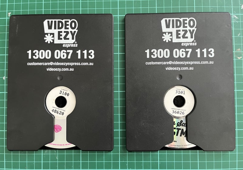 2 x Vintage CD DVD Cleaning Case, Microfibre, Video Ezy Customer Care