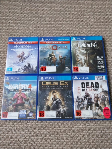 6 PS4 Games Bulk Bundle - $1 Reserve Carousel 1