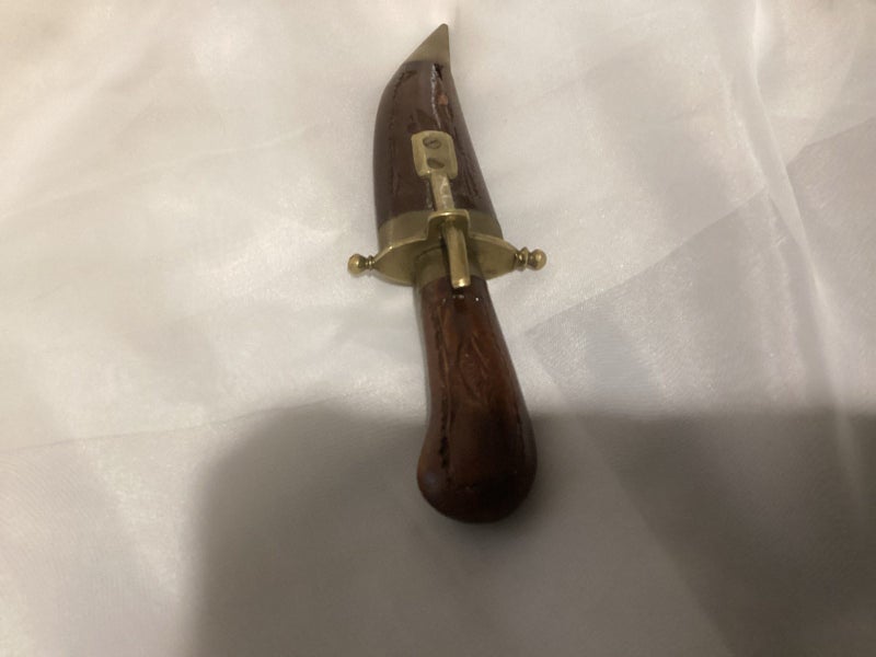Antique Eastern knife in Wooden Scabbard Carousel 2