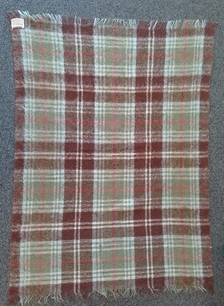 Mohair & Wool Scottish Tartan Throw 165cm x 120cm - $1 Reserve Charity Auction! Carousel 2
