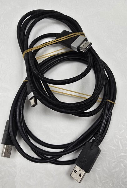 Cable Bundle – Mini DisplayPort to HDMI + USB Printer Cable Carousel 1