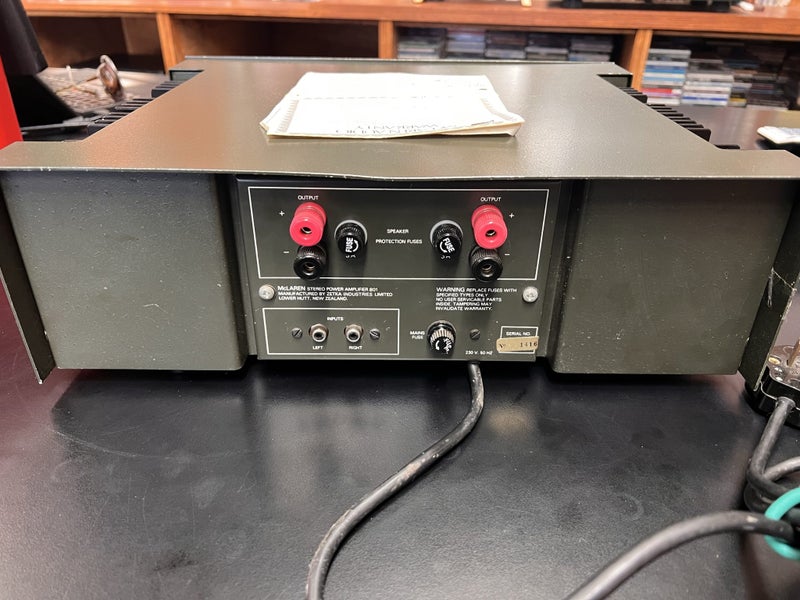 Vintage McLaren Power Amp 801 ( Nz ) Carousel 2