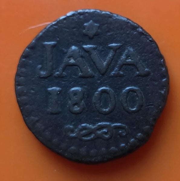 JAVA (INDONESIA STATES) 1800 COIN, 1 STUIVER, $1 RES!! Carousel 1