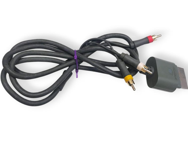 Xbox 360 Composite AV Cable (3x RCA RED/WHITE/YELLOW) Carousel 1