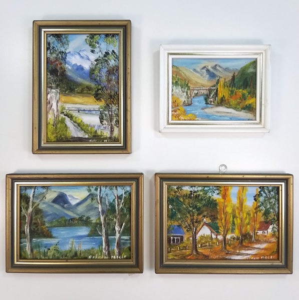 Eileen Macer Miniature Landscape Paintings - $1 Reserve Charity Auction! Carousel 1