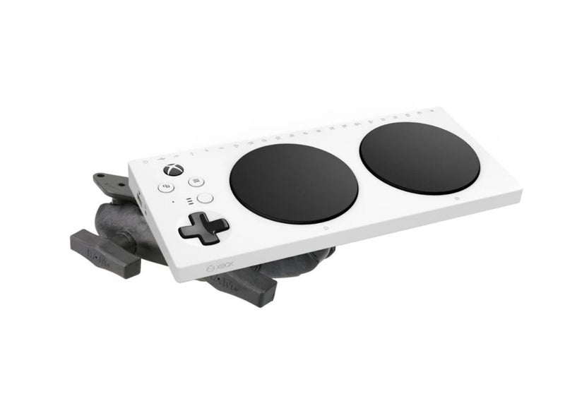RAM-238-WCT-2-MS2 :: RAM Wheelchair Arm Mount for Xbox Adaptive Controller Carousel 2