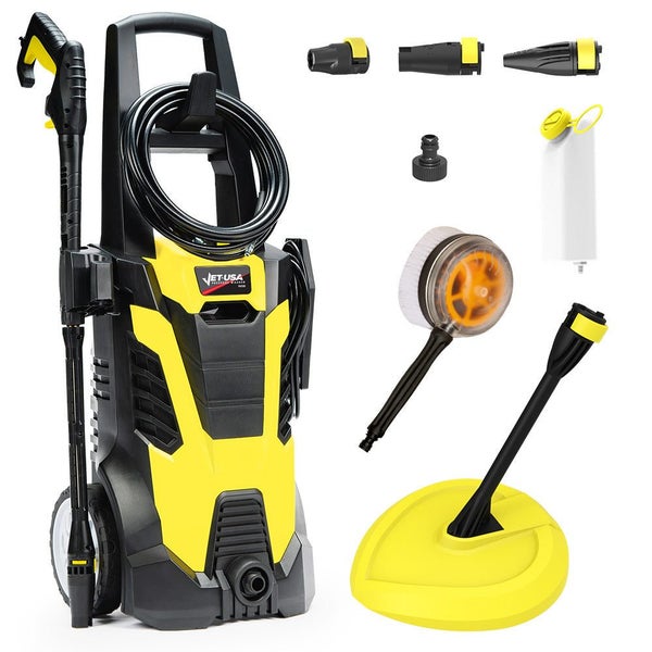 Jet-Usa Rx540s Electric High Pressure Washer 2900Psi Nozzles Brush Head Deck Cle Carousel 1