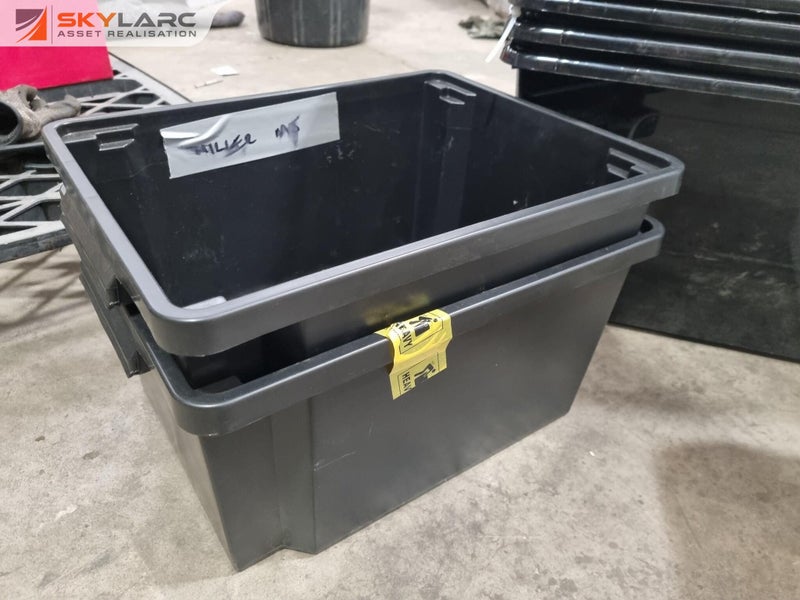 Assorted Plastic Storage Bins Carousel 2