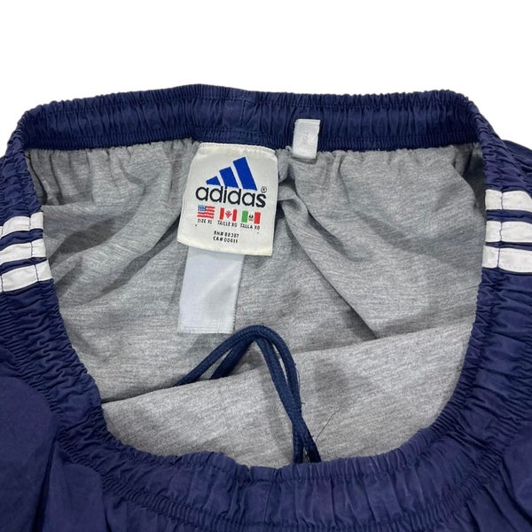 VINTAGE CLASSIC ADIDAS NAVY TRACK PANTS (L) Carousel 2