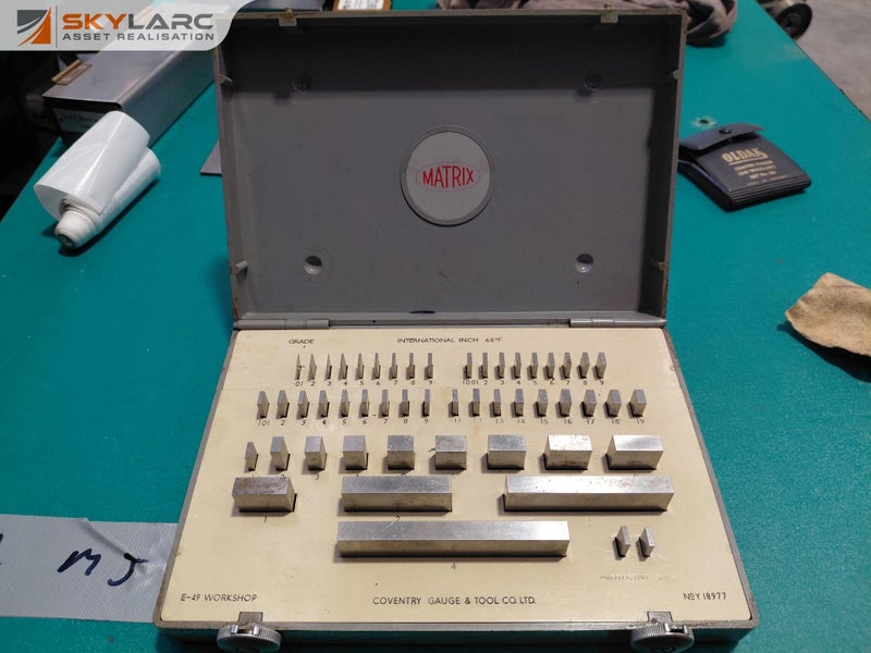 Matrix Coventry Gauge E-49 Workshop Slip Gauge Set Carousel 1