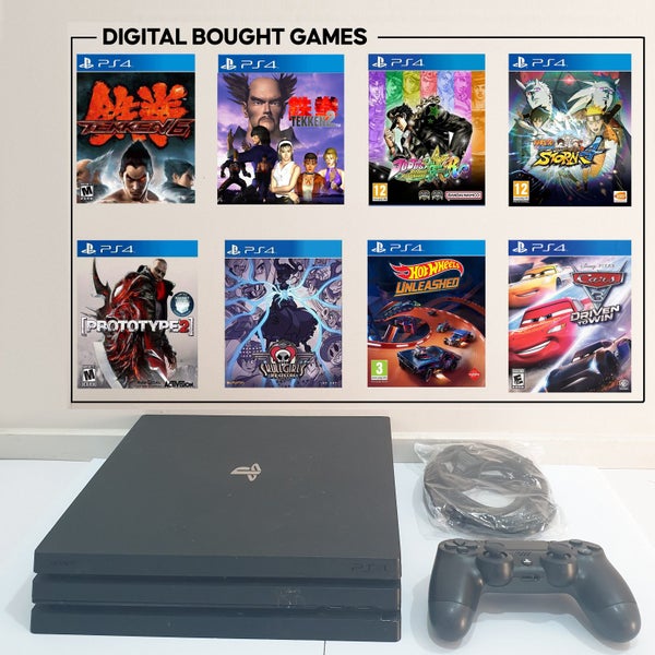 PS4 pro 1tb +8 games - almost silent noise Carousel 1