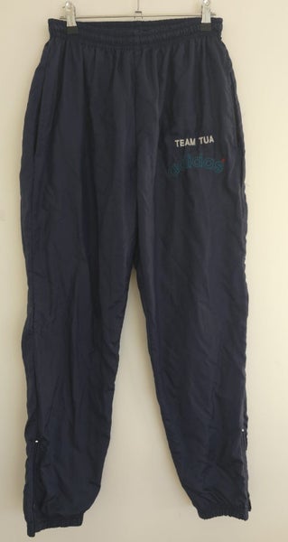 Vintage 90s ADIDAS "Team Tua" Track Pants | David Tua Boxing | Navy Carousel 1