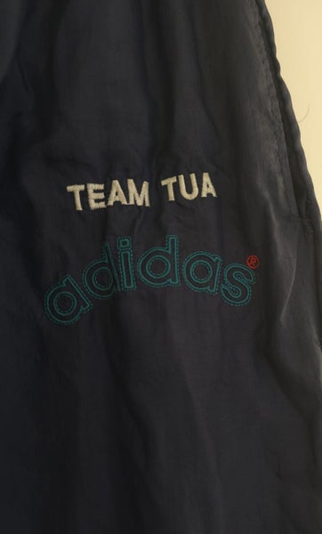 Vintage 90s ADIDAS "Team Tua" Track Pants | David Tua Boxing | Navy Carousel 2