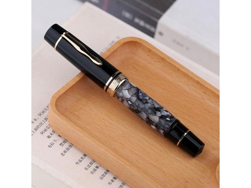 Large Piston Fountain Pen All-copper Structure Office Writing Ink Gift Carousel 1