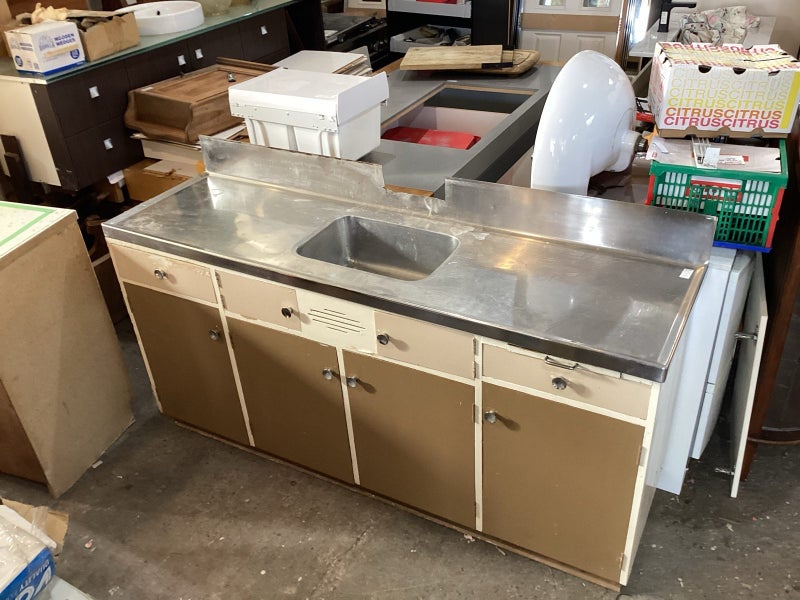Stainless Steel Sink Bench - #5758. Carousel 2