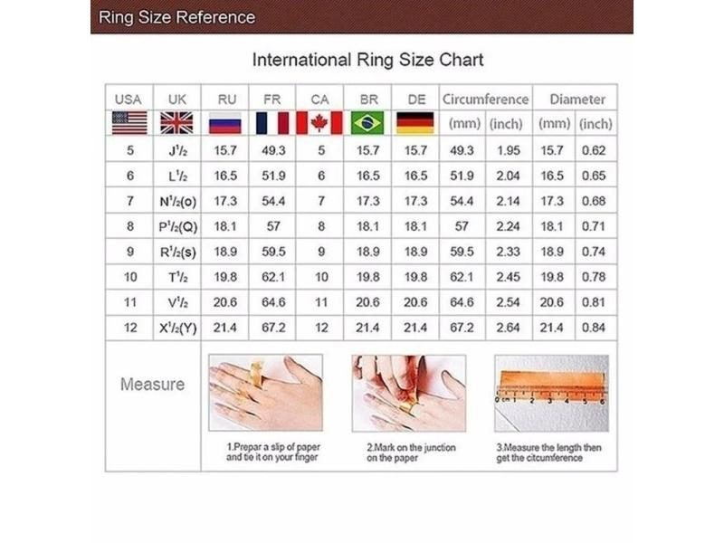 Three-Row White Zircon Wedding Rings For Women Gold Color Carousel 2