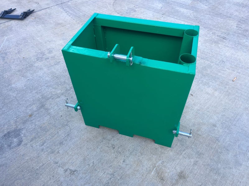 3 point linkage Ballast box Green Carousel 6