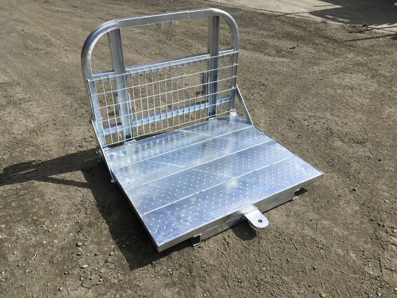 Carry All Transport Tray with Tow Bar (Galvanised) Carousel 1