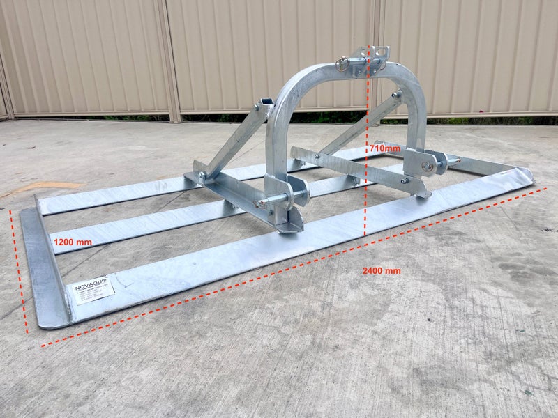 Novaquip Levelling bar 2.4m Galvanised Carousel 9