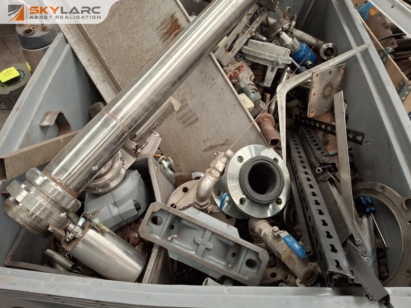 3 Large Crates of Metal Parts Carousel 2