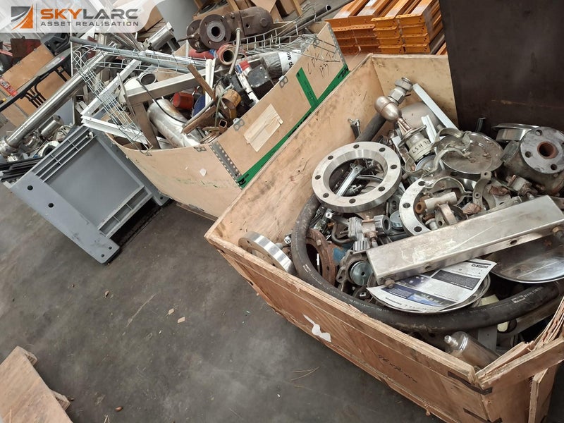 3 Large Crates of Metal Parts Carousel 7