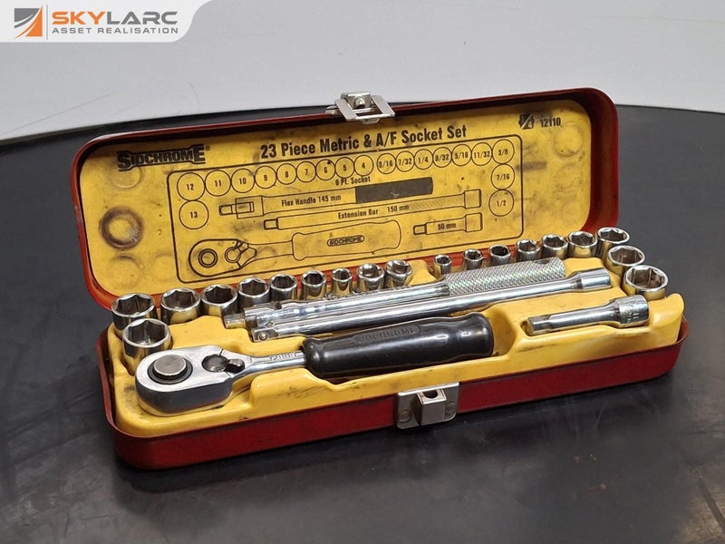 Sidchrome 23 Piece Metric and A/F Socket Set 12110 Carousel 1