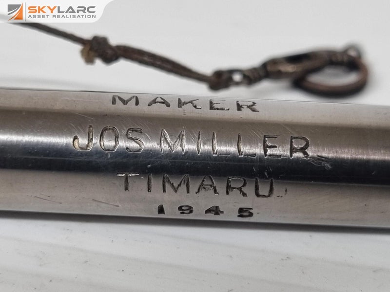 Vintage 1945 Hand Made Precision Plumb Bob by Jos Miller, Timaru Carousel 2