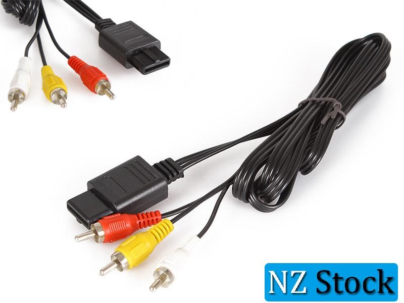 Nintendo Gamecube 64 N64 Audio Video RCA Video Cable (OVER STOCKED) Carousel 1