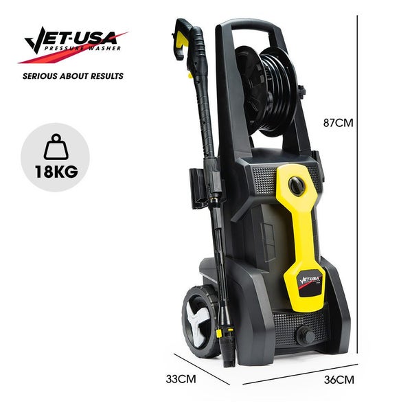 Jet Usa Jet-Usa Rw545 Electric High Pressure Washer 3000Psi Water Cooled Motor 2 Carousel 2