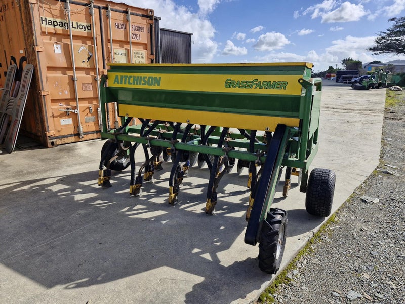 Used Seed Drill - Aitchison Grassfarmer - $15k + GST Carousel 2