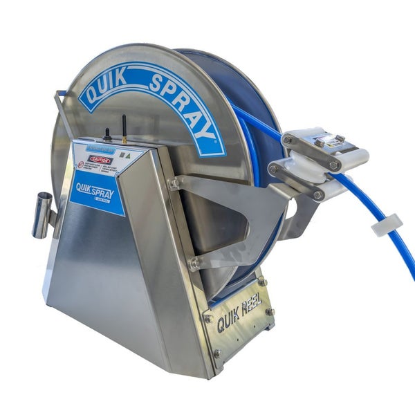 QR-100 Quik Spray stainless-steel Reel with 100m Hose Carousel 1