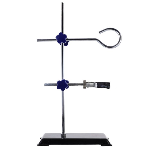 Laboratory Retort Stand Made of Iron Material for Experiment with Firm Base a
