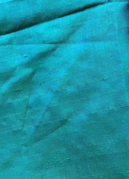 2m turquoise Thai silk - 100cm Carousel 2