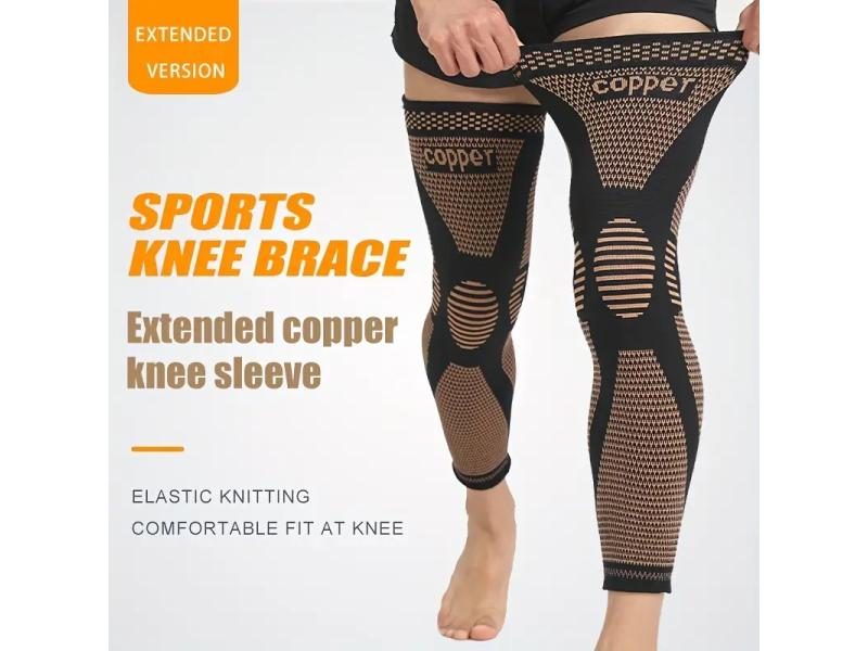 Copper Compression Stretchable Breathable Knee Brace 1pc Carousel 1