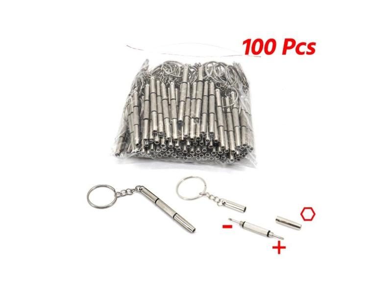 100Pcs 3-in-1 Precision Watch Eyeglass Repair Tool Kit Carousel 1