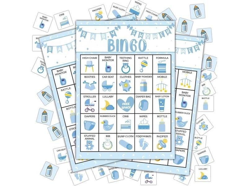 Festival Party Cards For Boys Or Girls - Bingo Game Carousel 1