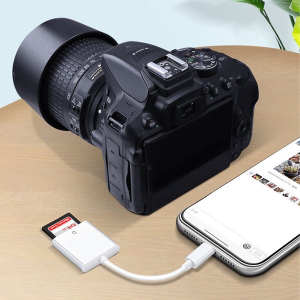 SD Card Reader,High-Speed Memory Card Reader for iPhone,Digital Camera Adapte Carousel 5