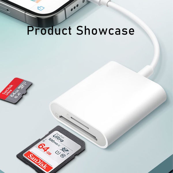SD Card Reader,High-Speed Memory Card Reader for iPhone,Digital Camera Adapte Carousel 2